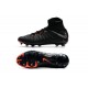 Chaussure de Foot Nike HyperVenom Phantom 3 FG Noir Argent