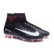 Nike Mercurial Superfly V FG Nouvelle Chaussures de Foot Noir Blanc