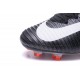 Nike Mercurial Superfly V FG Nouvelle Chaussures de Foot Noir Blanc