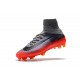 Nike Mercurial Superfly V FG Nouvelle Chaussures de Foot Gris Hematite Noir