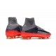 Nike Mercurial Superfly V FG Nouvelle Chaussures de Foot Gris Hematite Noir