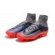 Nike Mercurial Superfly V FG Nouvelle Chaussures de Foot Gris Hematite Noir