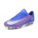 Nike Mercurial Vapor XI FG ACC Chaussures Foot Rose Bleu Argent