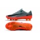 Nike Mercurial Vapor XI FG ACC Chaussures Foot Gris Orange Noir