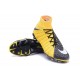 Chaussure de Foot Nike HyperVenom Phantom 3 FG Jaune Noir