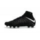 Chaussure de Foot Nike HyperVenom Phantom 3 FG Noir Blanc
