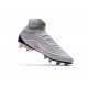 Nike Magista Obra 2 FG Homme 2017 Crampon de Football Gris Rouge