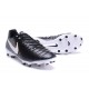 Chaussure de Foot Nouvelles Nike Tiempo Legend VII FG Cuir - Noir Blanc