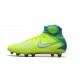 Chaussure de Foot Nouvelles Nike Magista Obra II FG - Volt Blanc Bleu