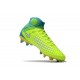 Chaussure de Foot Nouvelles Nike Magista Obra II FG - Volt Blanc Bleu
