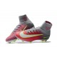 Nike Mercurial Superfly V FG Nouvelle Chaussures de Foot Rose Gris