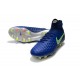 Chaussure de Foot Nouvelles Nike Magista Obra II FG - Bleu