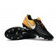 Chaussure de Foot Nouvelles Nike Tiempo Legend VII FG Cuir - Noir Jaune