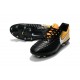 Chaussure de Foot Nouvelles Nike Tiempo Legend VII FG Cuir - Noir Jaune