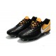 Chaussure de Foot Nouvelles Nike Tiempo Legend VII FG Cuir - Noir Jaune