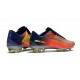 Nike Nouveau Crampon Football Mercurial Vapor 11 FG - Carmin Chrome Bleu