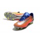 Nike Nouveau Crampon Football Mercurial Vapor 11 FG - Carmin Chrome Bleu