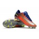 Nike Nouveau Crampon Football Mercurial Vapor 11 FG - Carmin Chrome Bleu