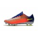 Nike Nouveau Crampon Football Mercurial Vapor 11 FG - Carmin Chrome Bleu