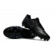 Chaussure de Foot Nouvelles Nike Tiempo Legend VII FG Cuir - Tout Noir