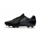 Chaussure de Foot Nouvelles Nike Tiempo Legend VII FG Cuir - Tout Noir