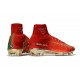 Nike Mercurial Superfly V FG Nouvelle Chaussures de Foot Rouge Or