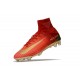 Nike Mercurial Superfly V FG Nouvelle Chaussures de Foot Rouge Or