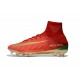 Nike Mercurial Superfly V FG Nouvelle Chaussures de Foot Rouge Or