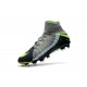 Nike Crampon Football Nouvel 2017 HyperVenom Phantom III DF FG Gris Vert