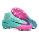 Crampons de Football Homme Nouveau Nike Mercurial Superfly V FG Bleu Rose