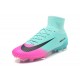 Crampons de Football Homme Nouveau Nike Mercurial Superfly V FG Bleu Rose