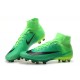 Nike Mercurial Superfly V FG Nouvelle Chaussures de Foot Vert Noir