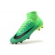 Nike Mercurial Superfly V FG Nouvelle Chaussures de Foot Vert Noir