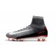 Crampons de Football Homme Nouveau Nike Mercurial Superfly V FG Noir Gris Blanc