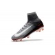 Crampons de Football Homme Nouveau Nike Mercurial Superfly V FG Noir Gris Blanc