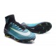 Crampons de Football Homme Nouveau Nike Mercurial Superfly V FG Bleu Jaune Noir