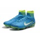 Crampons de Football Neymar Nouveau Nike Mercurial Superfly V FG Bleu