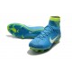 Crampons de Football Neymar Nouveau Nike Mercurial Superfly V FG Bleu