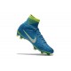 Crampons de Football Neymar Nouveau Nike Mercurial Superfly V FG Bleu