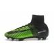 Crampons de Football Homme Nouveau Nike Mercurial Superfly V FG Vert Noir