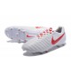 Chaussure de Foot Nouvelles Nike Tiempo Legend VII FG Cuir - Blanc Rouge