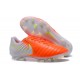 Chaussure de Foot Nouvelles Nike Tiempo Legend VII FG Cuir - Orange Blanc