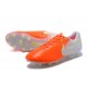 Chaussure de Foot Nouvelles Nike Tiempo Legend VII FG Cuir - Orange Blanc