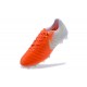 Chaussure de Foot Nouvelles Nike Tiempo Legend VII FG Cuir - Orange Blanc