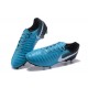 Chaussure de Foot Nouvelles Nike Tiempo Legend VII FG Cuir - Bleu