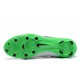 Nike Tiempo Legend 7 FG Kangourou Crampons Football - Blanc Vert Noir