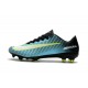 Nike Nouveau Crampon Football Mercurial Vapor 11 FG - Bleu Blanc Vert