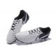 Nike Tiempo Legend 7 FG Kangourou Crampons Football - Blanc Noir