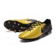 Nike Tiempo Legend 7 FG Kangourou Crampons Football - Or Noir