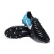 Nike Tiempo Legend 7 FG Kangourou Crampons Football - Noir Bleu